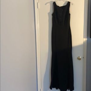 Long black dress